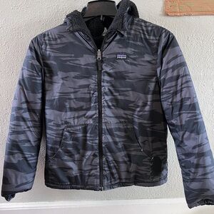 Boys Patagonia Camo Reversible Jacket